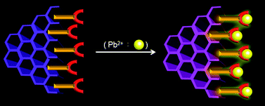 Graphical abstract: A thin-layer chromatography plate prepared from BODIPY-based receptor immobilized SiO2 nanoparticles as a portable chemosensor for Pb2+