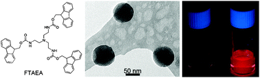Graphical abstract: Efficient and facile formation of two-component nanoparticlesvia aromatic moiety directed self-assembly