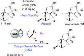 Graphical abstract: Synthesis of epoxybenzo[d]isothiazole 1,1-dioxides via a reductive-Heck, metathesis-sequestration protocol