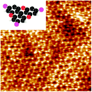 Graphical abstract: Adlayers based on molecular platforms of trioxatriangulenium