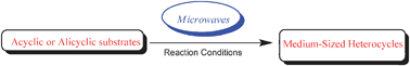 Graphical abstract: Microwave-assisted synthesis of medium-sized heterocycles