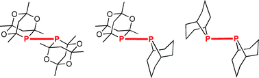 Graphical abstract: Diphosphanes derived from phobane and phosphatrioxa-adamantane: similarities, differences and anomalies