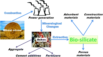 Graphical abstract: The chemical value of wheat straw combustion residues