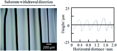Graphical abstract: Spontaneous pattern formation on silica and titania dip-coating films prepared at extremely low substrate withdrawal speeds