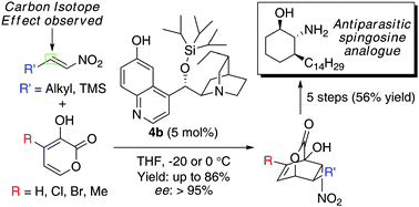 Graphical abstract: Catalytic asymmetric [4 + 2] additions with aliphatic nitroalkenes