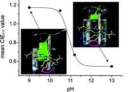 Graphical abstract: A highly fluorescent pH sensing membrane for the alkaline pH range incorporating a BODIPY dye