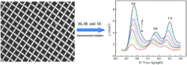 Graphical abstract: Poly(3,4-ethylenedioxythiophene)-modified Ni/silicon microchannel plate electrode for the simultaneous determination of ascorbic acid, dopamine and uric acid