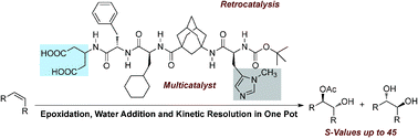 Graphical abstract: Enantiomerically enriched trans-diols from alkenes in one pot: a multicatalyst approach