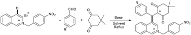 Graphical abstract: One-pot synthesis of 4-substituted isoquinolinium zwitterionic salts by metal-free C–H bond activation