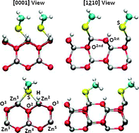 Graphical abstract: On the stabilization mechanisms of organic functional groups on ZnO surfaces