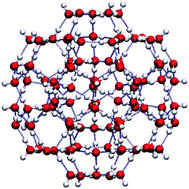 Graphical abstract: Water clusters to nanodrops: a tight-binding density functional study