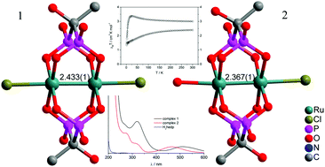 Graphical abstract: Diruthenium(iii,iii) diphosphonate with a spin ground state S = 2
