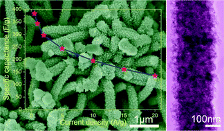 Graphical abstract: Polyaniline–MnO2 coaxial nanofiber with hierarchical structure for high-performance supercapacitors