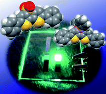 Graphical abstract: Highly luminescent π-conjugated dithienometalloles: photophysical properties and their application in organic light-emitting diodes