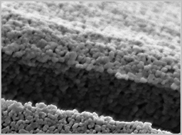 Graphical abstract: A highly stable, efficient visible-light driven water photoelectrolysis system using a nanocrystalline WO3 photoanode and a methane sulfonic acid electrolyte