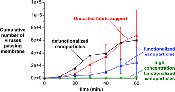 Graphical abstract: Alumoxane/ferroxane nanoparticles for the removal of viral pathogens: the importance of surface functionality to nanoparticle activity