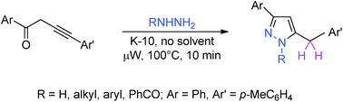 Graphical abstract: Synthesis of diversely 1,3,5-trisubstituted pyrazoles via 5-exo-dig cyclization