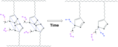 Graphical abstract: Time-dependent increase in aqueous solubility caused by the gradual disruption of hydrophobic aggregation