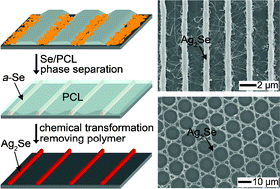 Graphical abstract: Ag2Se micropatterns via viscoelastic flow-driven phase separation