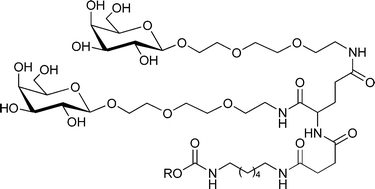 Graphical abstract: Synthesis of bivalent neogalactolipids via modified Staudinger reaction