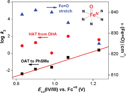 Graphical abstract: Nonheme oxoiron(iv) complexes of pentadentate N5 ligands: spectroscopy, electrochemistry, and oxidative reactivity