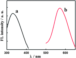 Graphical abstract: Double-strand DNA-templated synthesis of copper nanoclusters as novel fluorescence probe for label-free detection of biothiols
