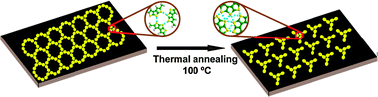 Graphical abstract: Molecular evidence for the intermolecular S⋯S interaction in the surface molecular packing motifs of a fused thiophene derivative
