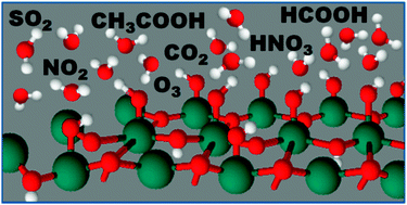 Graphical abstract: Role(s) of adsorbed water in the surface chemistry of environmental interfaces