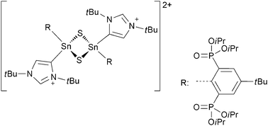 Graphical abstract: NHC to aNHC rearrangement by an organotin sulphide cation