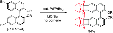 Graphical abstract: An efficient method for the Heck–Catellani reaction of aryl halides