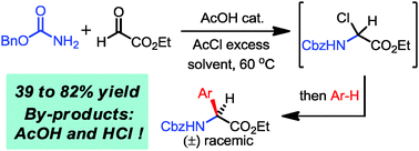 Graphical abstract: Autocatalytic one pot orchestration for the synthesis of α-arylated, α-amino esters