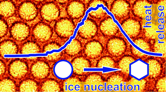 Graphical abstract: The homogeneous ice nucleation rate of water droplets produced in a microfluidic device and the role of temperature uncertainty