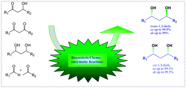 Graphical abstract: Recent advances in the stereoselective synthesis of 1,3-diols using biocatalysts