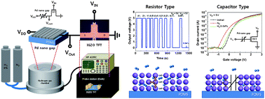 Graphical abstract: Sensing extremely limited H2 contents by Pd nanogap connected to an amorphous InGaZnO thin-film transistor