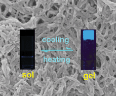 Graphical abstract: Self-assembly of organic luminophores with gelation-enhanced emission characteristics