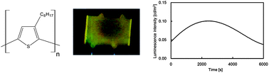 Graphical abstract: Fabrication of organic electrochemiluminescence devices with π-conjugated polymer materials