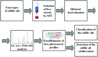 Graphical abstract: Characterization and authentication of four important edible oils using free phytosterol profiles established by GC-GC-TOF/MS