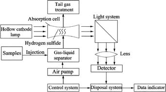 Graphical abstract: Rapid determination of sulfide sulfur in anaerobic system by gas-phase molecular absorption spectrometry