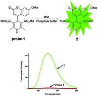 Graphical abstract: The rational design of a highly sensitive and selective fluorogenic probe for detecting nitric oxide
