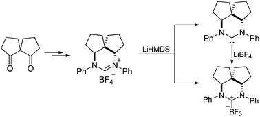 Graphical abstract: Spiro-fused six-membered N-heterocyclic carbene: a new scaffold toward unique properties and activities