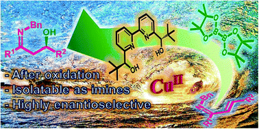Graphical abstract: Cu(ii)-Catalyzed asymmetric boron conjugate addition to α,β-unsaturated imines in water