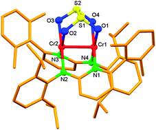 Graphical abstract: CO2 and SO2 activation by a Cr–Cr quintuple bond