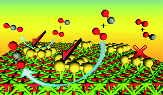 Graphical abstract: Catalysis at the sub-nanoscale: complex CO oxidation chemistry on a few Au atoms