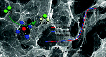 Graphical abstract: A cobalt–nitrogen complex on N-doped three-dimensional graphene framework as a highly efficient electrocatalyst for oxygen reduction reaction