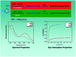 Graphical abstract: Investigation of templated and supported polyaniline adsorbent materials