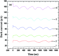Graphical abstract: Spectacular oscillations in the dark and photocurrent in thiol-capped CdS quantum dots embedded in PMMA matrix