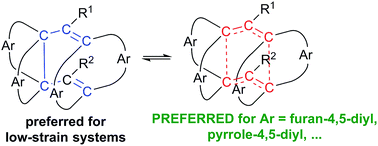 Graphical abstract: Theoretical design of tetra(arenediyl)bis(allyl) derivatives as model compounds for Cope rearrangement transition states
