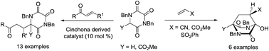 Graphical abstract: Highly enantioselective access to diketopiperazines via cinchona alkaloid catalyzed Michael additions