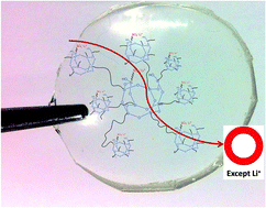 Graphical abstract: Single-ion conductor nanocomposite organic–inorganic hybrid membranes for lithium batteries
