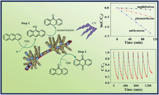 Graphical abstract: Construction of Cu@ZnO nanobrushes based on Cu nanowires and their high-performance selective degradation of polycyclic aromatic hydrocarbons